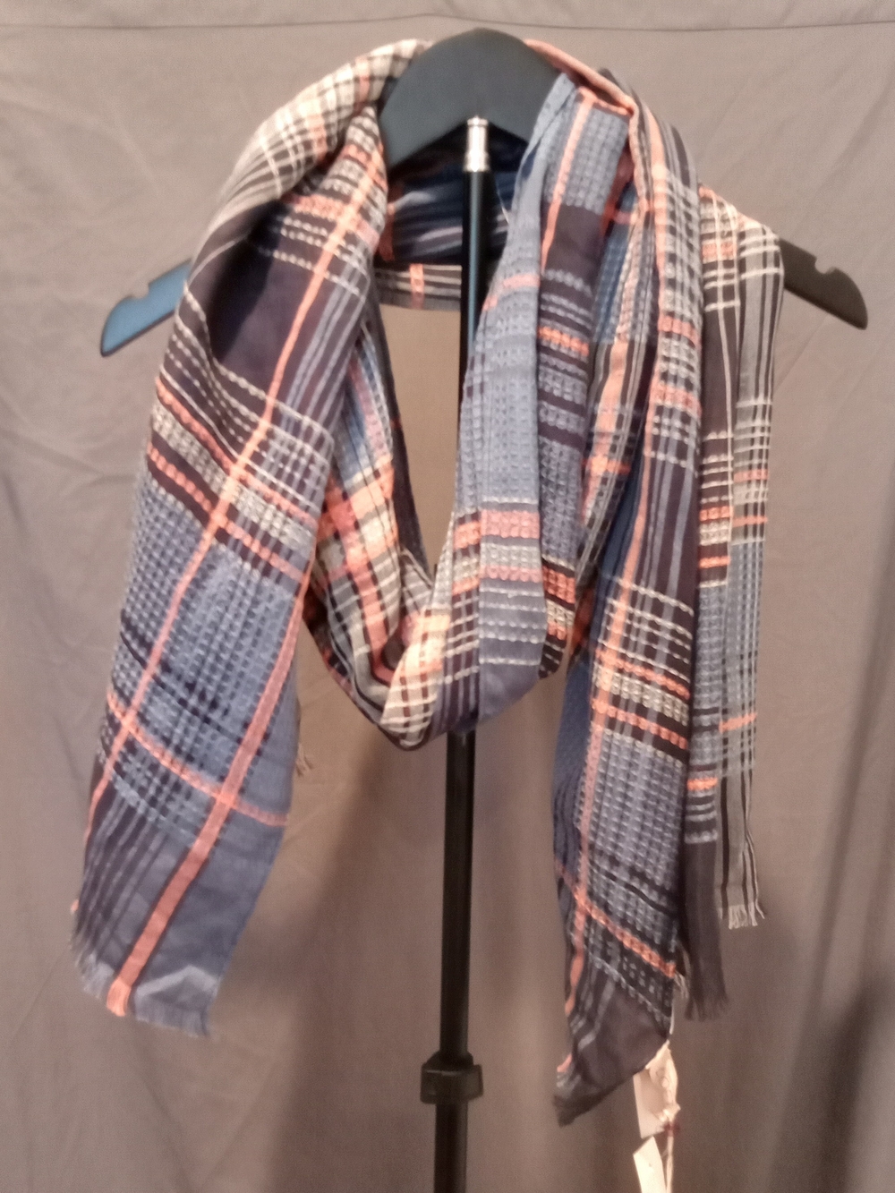 LOFT Plaid Lightweight Multifunction Women's Long Scarf